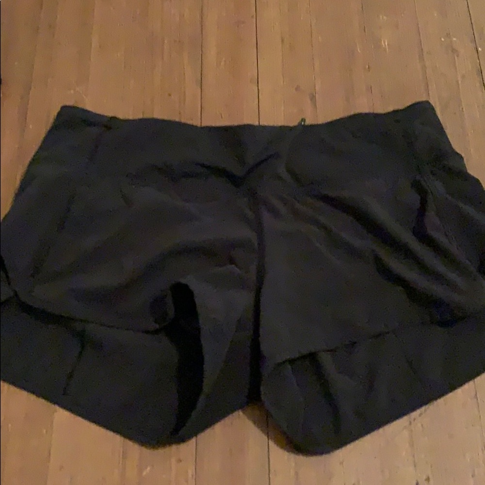 Lululemon black speed shorts